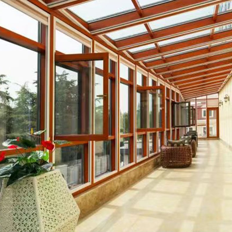 Energy efficient windows for sunrooms