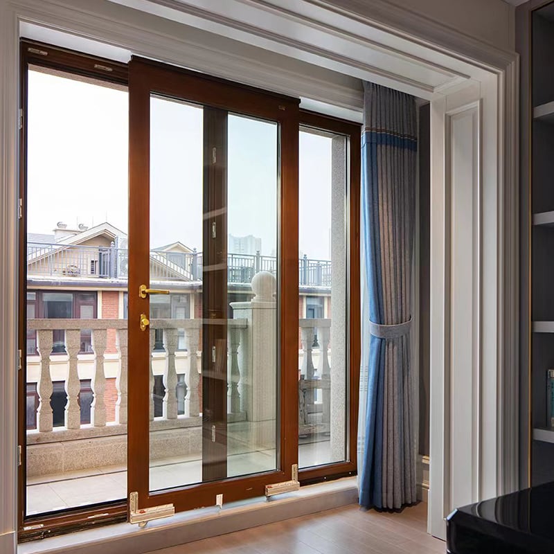 Energy efficient windows for sliding doors