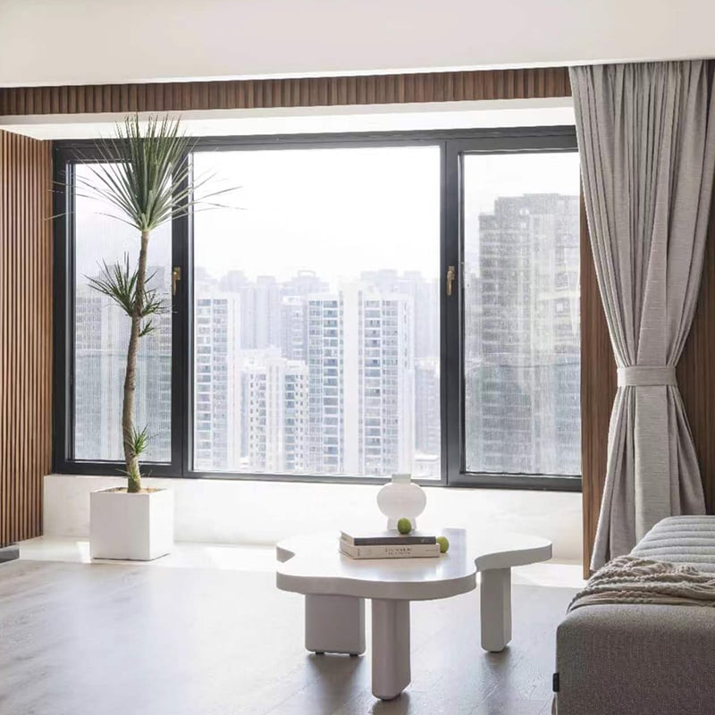 Aluminum alloy energy efficient windows