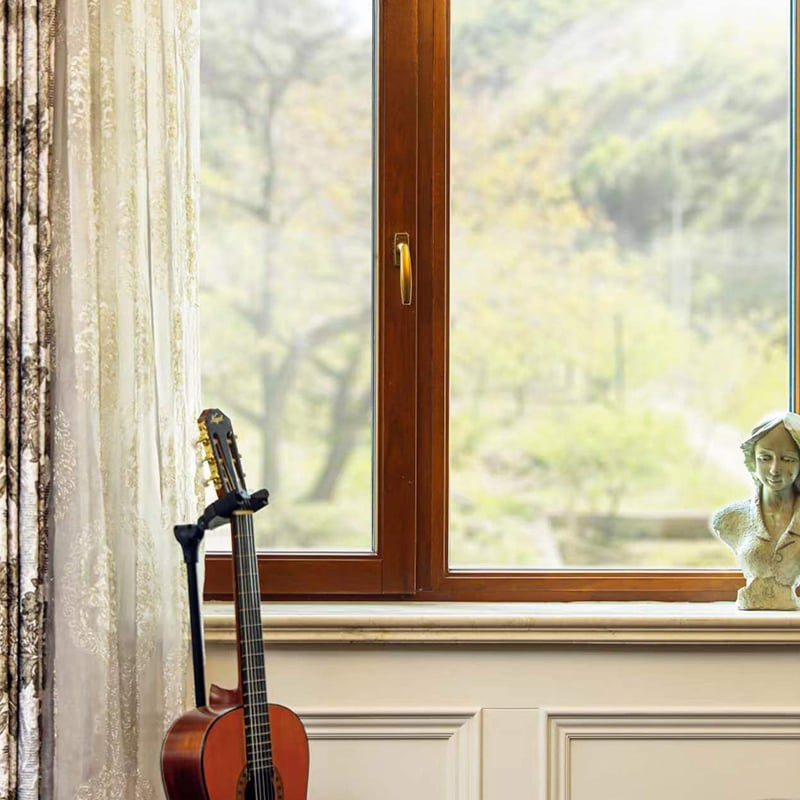Aluminum-clad wood energy efficient windows