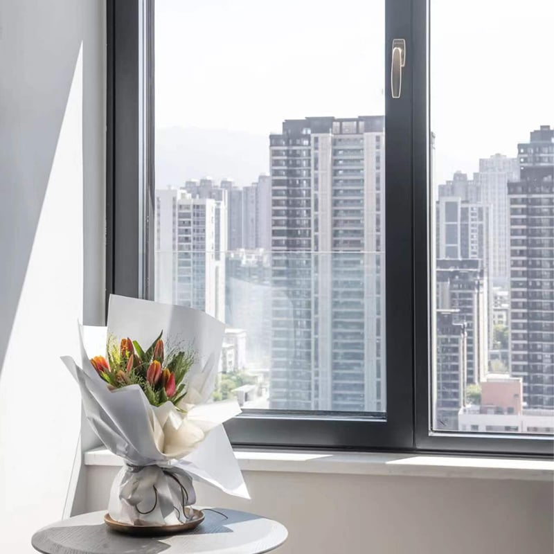 Aluminum alloy energy efficient windows