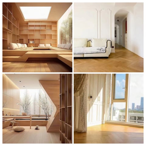 Oak flooring