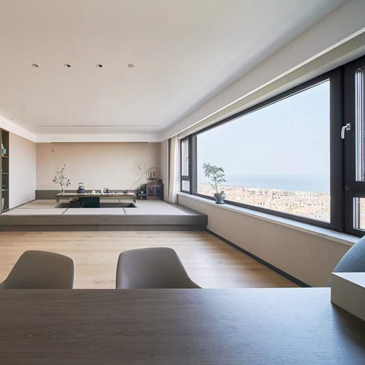 Aluminum-clad wood energy efficient windows